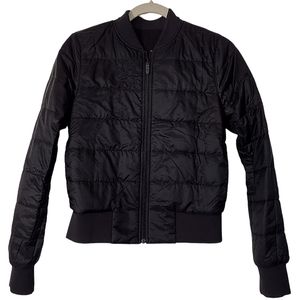 Lululemon Lulu Jacket Women's Activewear Sm Puffy Quilted Black Reversible